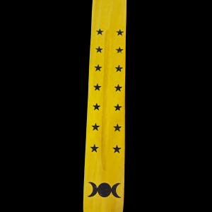 Triple moon with star yellow